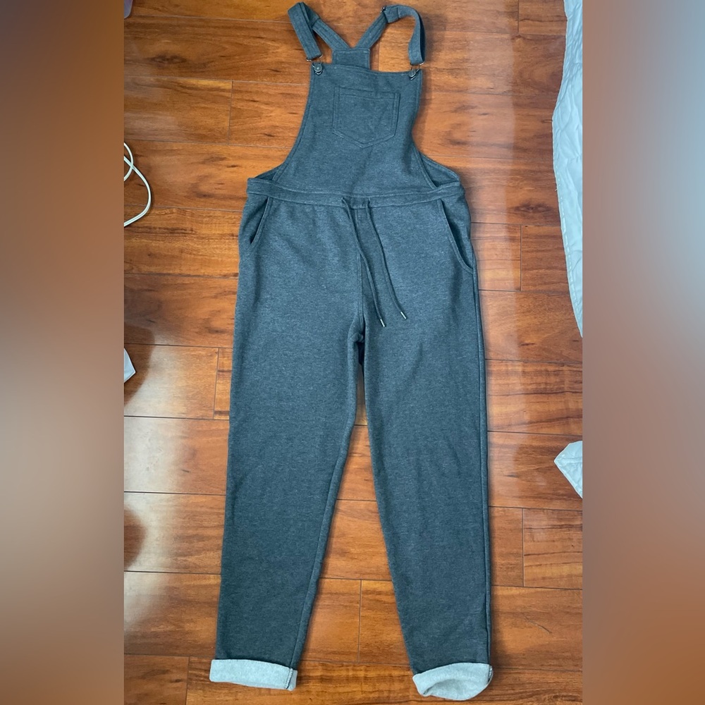 Gray Overalls With Adjustable Straps - image 1